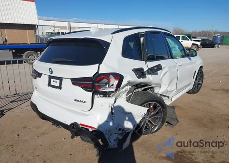 2022 BMW X3 M40I z USA, uszkodzony, nr VIN 5UX83DP04N9M54566